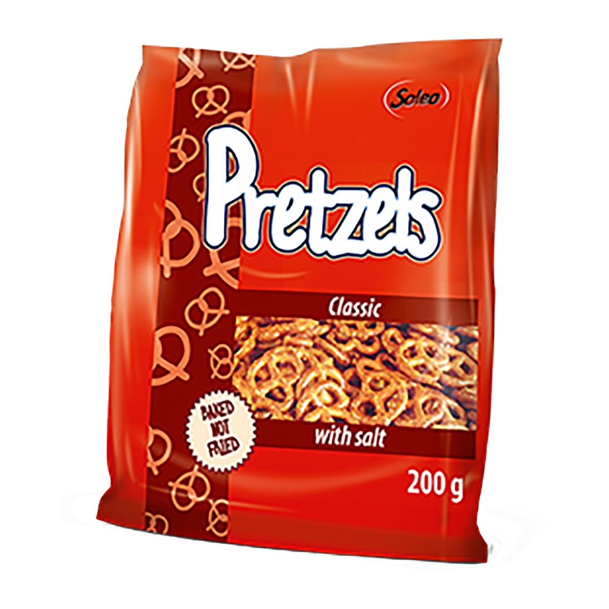 Soleo Pretzels Classic Salt 14 x 200g units | goHugos